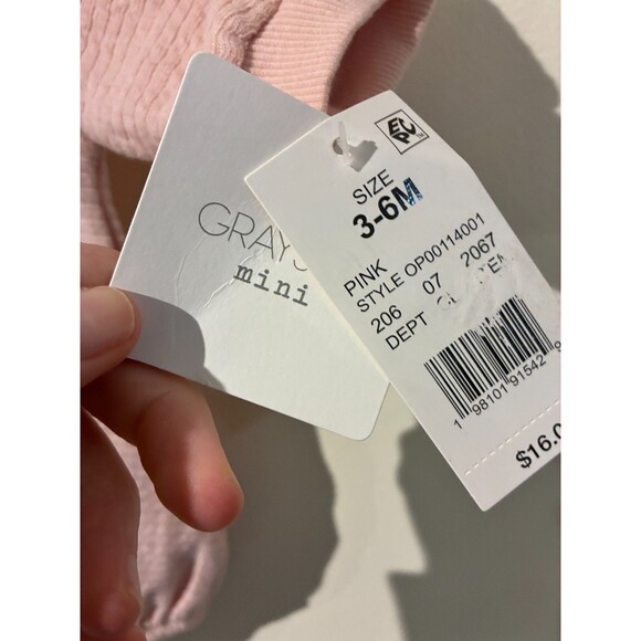 NWO Grayson Mini Pink Bubble Romper- 3-6M - Picture 3 of 4